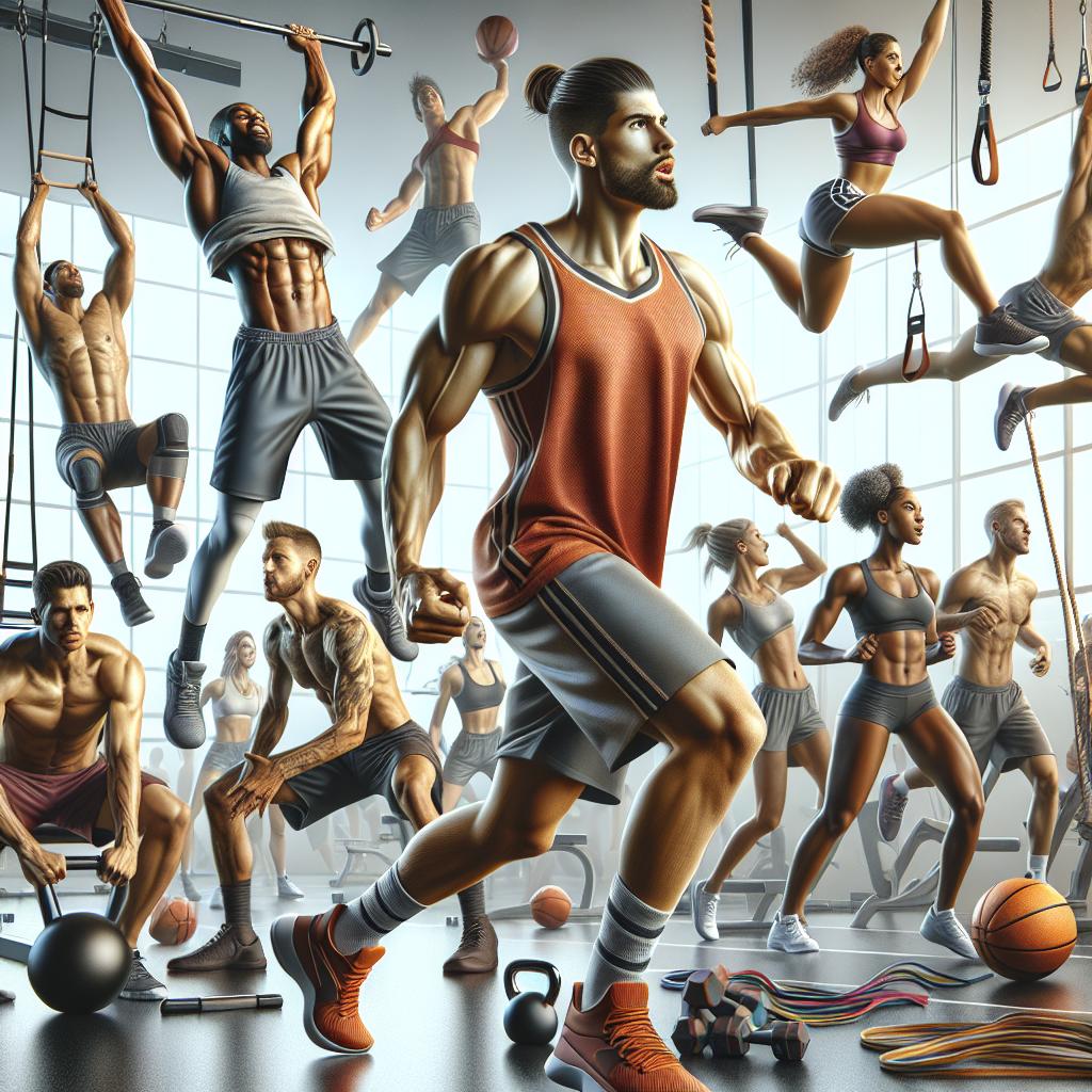 Najlepsze ćwiczenia dla koszykarzy na siłowni
