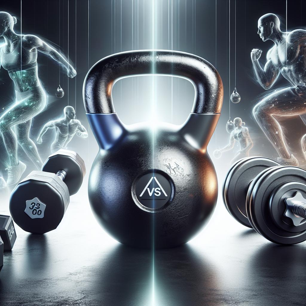 Kettlebell vs. hantle – który sprzęt daje lepsze efekty?