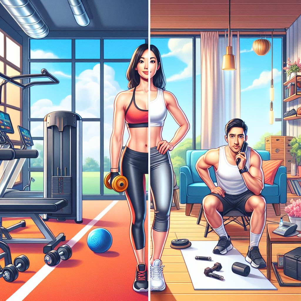 Siłownia czy trening w domu – porównanie kosztów i efektów